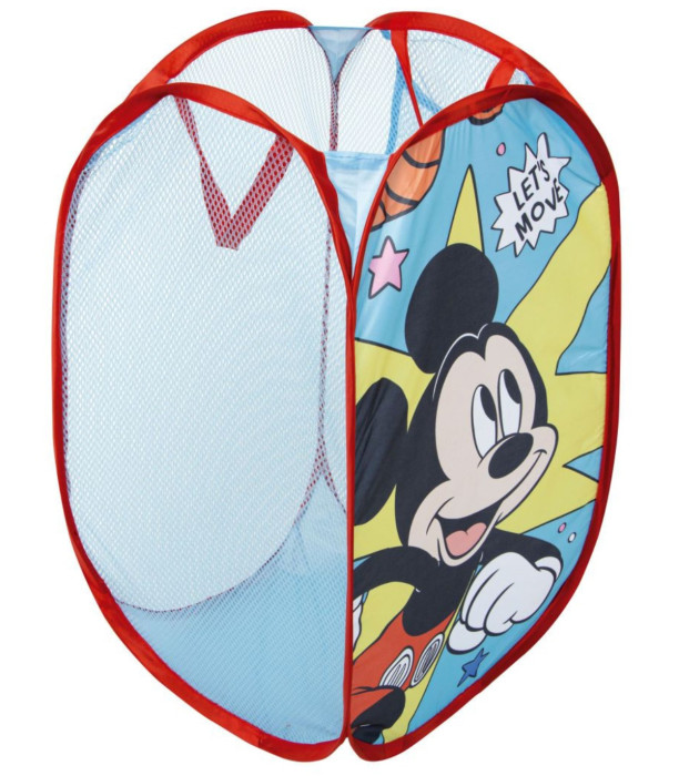 COȘ PENTRU JUCĂRII MICKEY 36*36*58 - Coșuri pentru jucării și corturi
