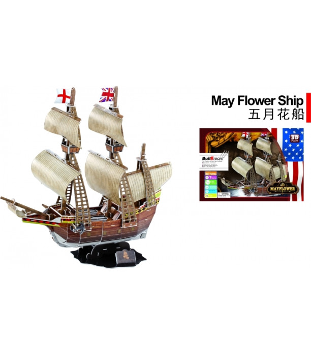 PUZZLE 3D NAVĂ 111 PIESE - PUZZLE ȘI CUBURI