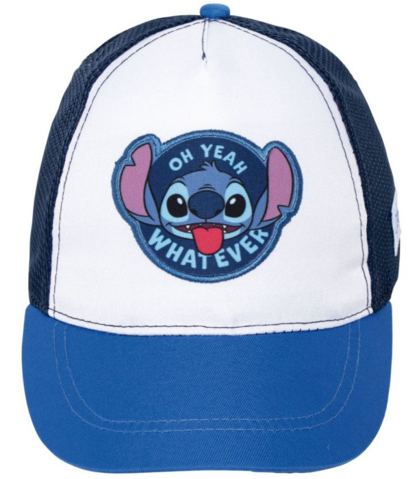Șapcă pentru copii cu vizieră și plasă STITCH 51/54 - ȘEPCI PENTRU COPII
