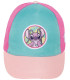 CHILDREN'S CAP WITH BRIM AND MESH STITCH PINK 51/54 - CHILDREN'S HATS