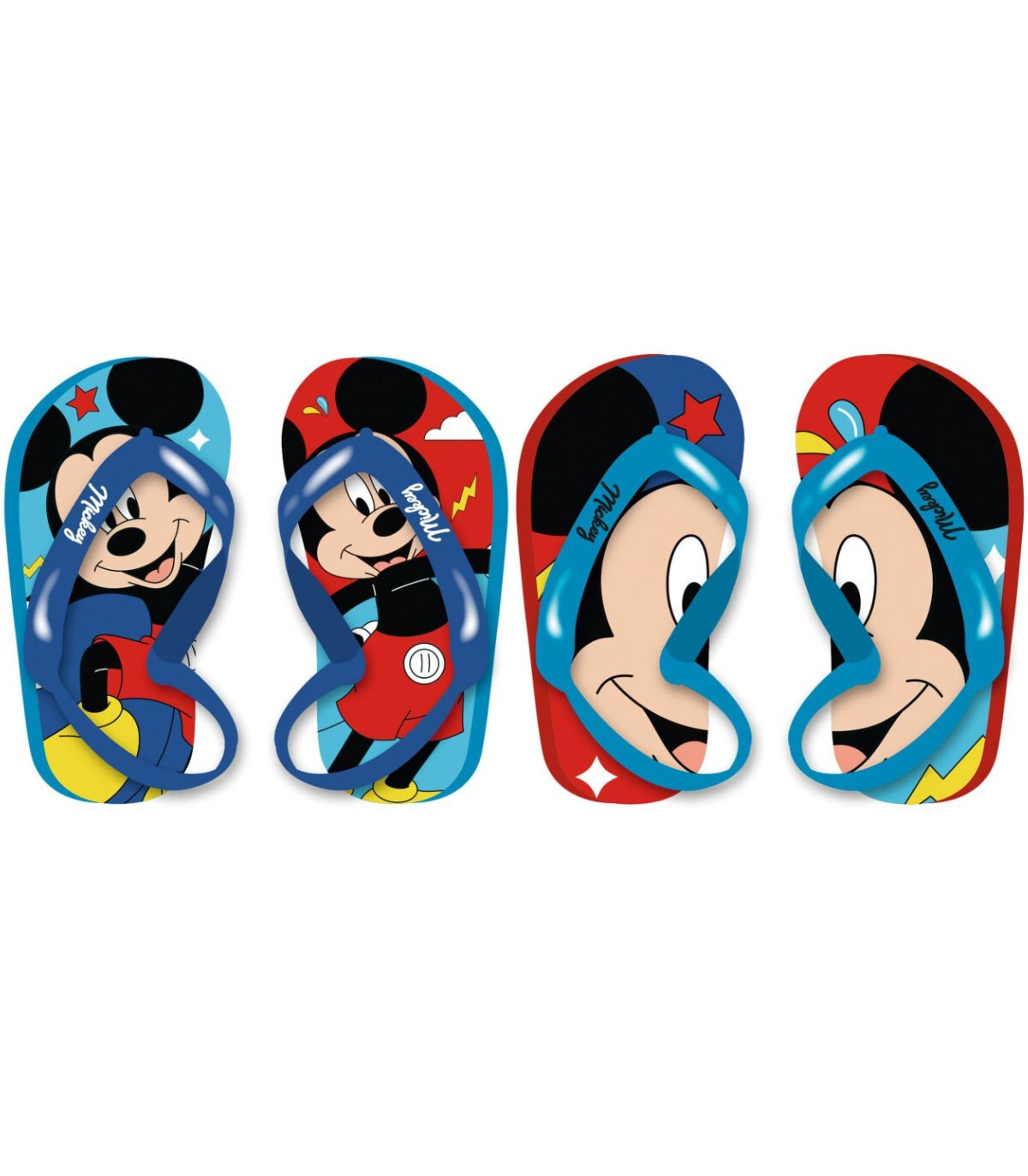Șlapi pentru copii cu elastic MICKEY MOUSE 22-28 SERIE - ÎNCĂLȚĂMINTE PENTRU COPII ȘI SANDALE