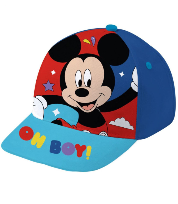 Șapcă pentru bebeluși cu vizieră MICKEY 2 culori 44/46 - ȘEPCI PENTRU COPII