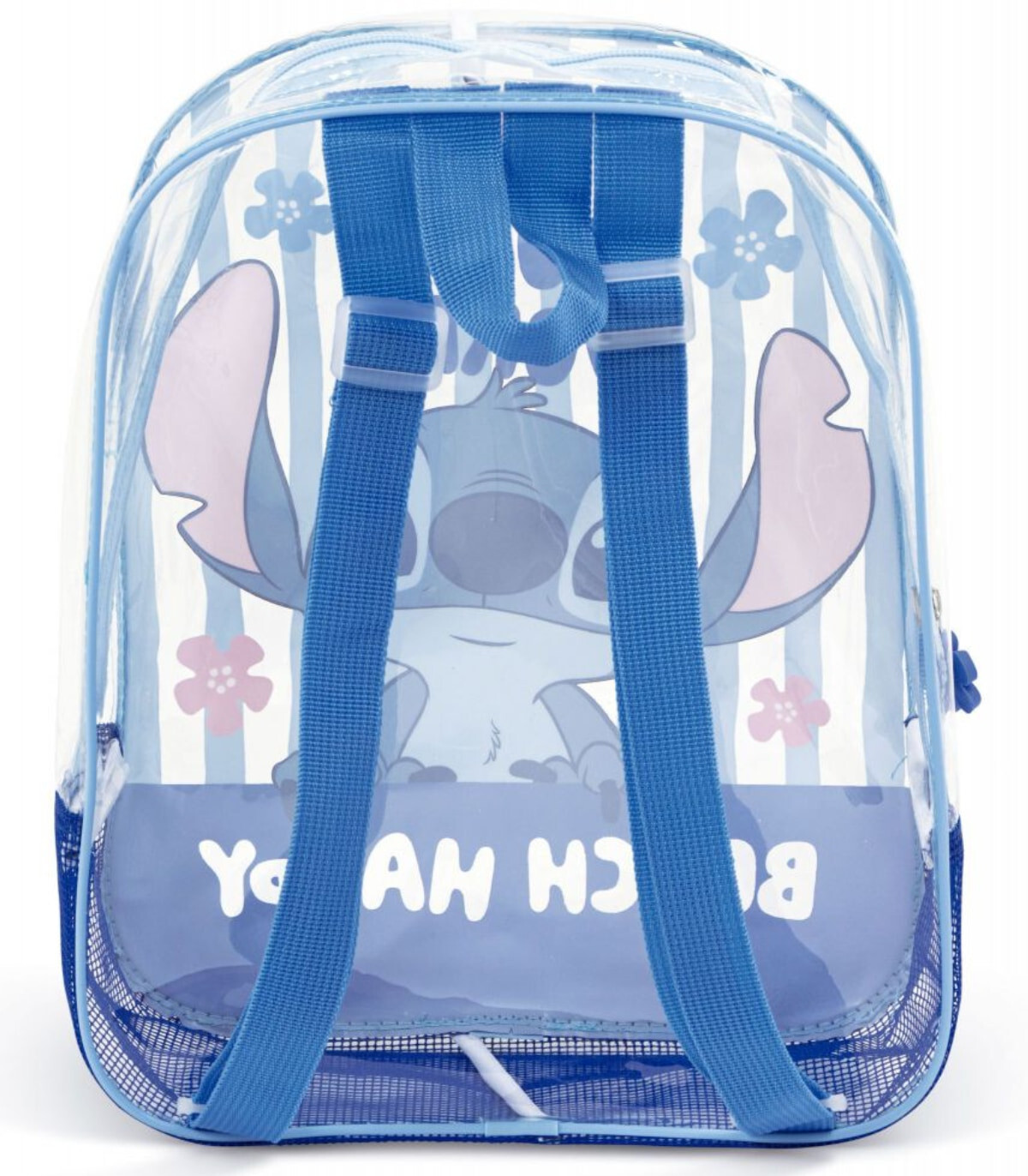 RANDBAG DE PLAJĂ PENTRU COPII TRANSPARENT STITCH 32*25*23 - Rucsaci pentru copii