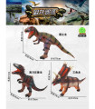 CHILDREN'S RUBBER DINOSAUR 65 CM WITH SOUND 5 TYPES