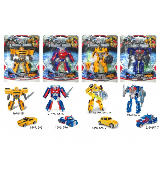 TRANSFORMERS JUCARIE ROBOT MASINA 4 TIPURI - Figurine Transformers