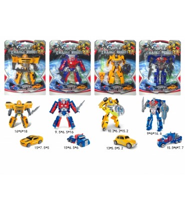TRANSFORMATORE ÎN BLISTERE 4 TIPURI - Figurine Transformers
