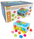 WOODEN SORTER FOR BABIES WITH PULL STRING AND WHEELS - WOODEN