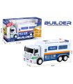 CHILDREN'S MECHANICAL POLICE TRUCK IN BOX 32 CM