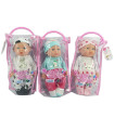 BABY MAYMAY DOLL WITH ANIMALS IN A BAG + SOUND