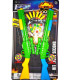 CHILDREN'S SET 2 PUMP GUNS WITH BALLS AND SOFT BULLETS ON CARD - MACHINES AND RIFLES