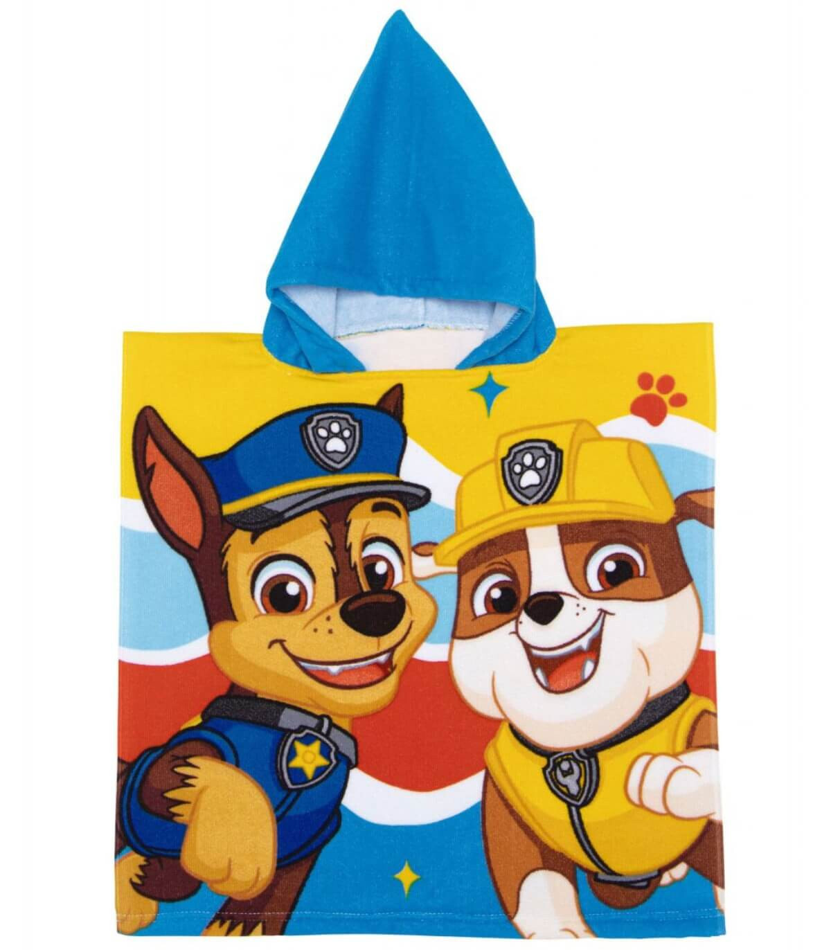 PROSOAPE PENTRU COPII PONCHO PAW PATROL BĂIEȚI 50*100 - PROSOAPE DE PLAJĂ PENTRU COPII