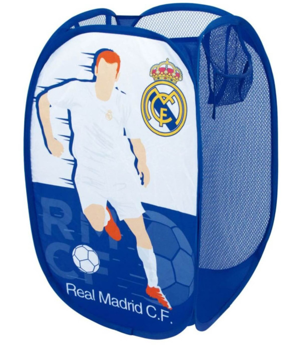COȘ PENTRU JUCĂRII REAL MADRID 36*36*58 - Coșuri pentru jucării și corturi