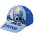Șapcă bebeluș cu vizieră STITCH albastru/roz 44/46 - ȘEPCI PENTRU COPII