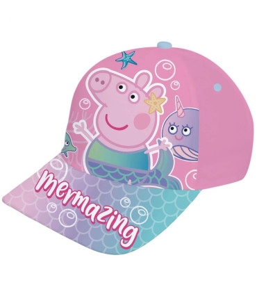 ȘAPCĂ PENTRU COPII CU VIZIERĂ PEPPA PIG MERMAZING 48/51 - ȘEPCI PENTRU COPII