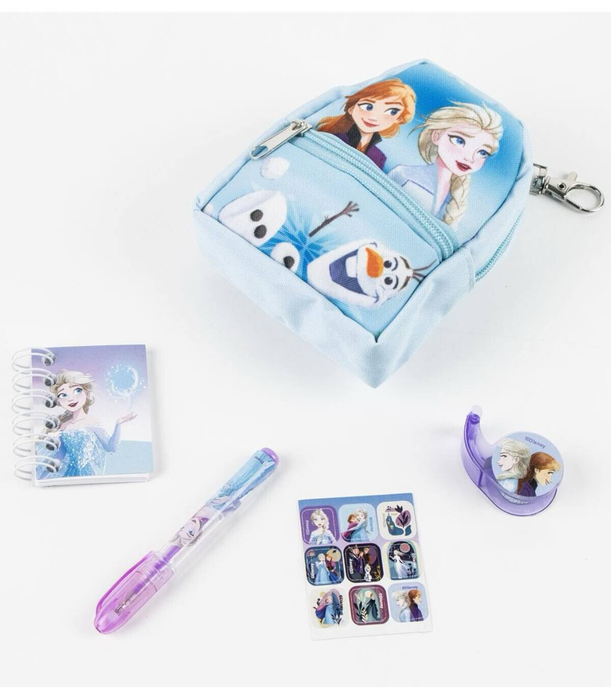 SMALL BACKPACK WALLET WITH SCHOOL SUPPLIES FROZEN Cerda