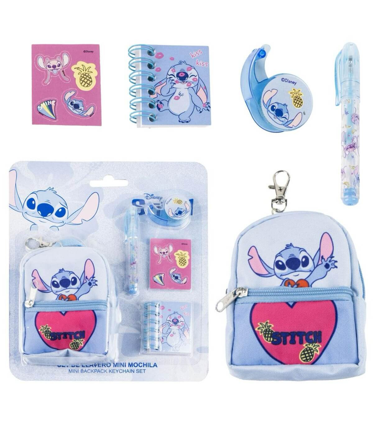 Rucsac mic portofel cu accesorii pentru elevi STITCH Cerda