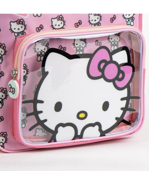 RANDBUCĂ PENTRU COPII CU BUZUNAR FRONTAL 31 CM HELLO KITTY Cerda