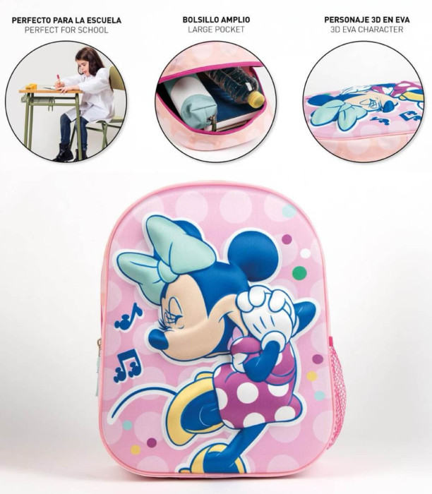 RANDBUCĂ PENTRU COPII 3D MINNIE MOUSE 31 CM Cerda