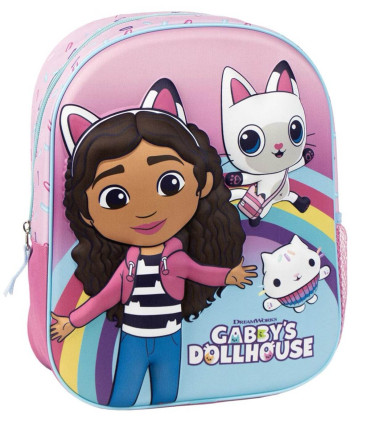 3D GABBY'S DOLLHOUSE KIDS BACKPACK 31 CM Cerda
