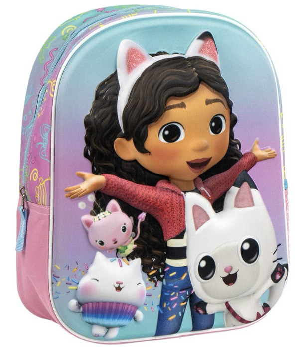 RANDBUCĂ PENTRU COPII 3D GABBY'S DOLLHOUSE 31 CM Cerda