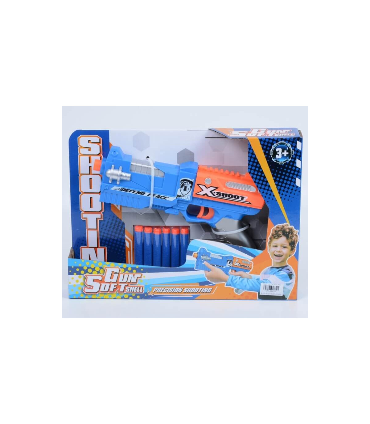 X-SHOOT SOFT ARROW PISTOL IN OPEN BOX - PISTOLS