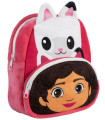 PLUSH BACKPACK WITH FRONT POCKET FOR KINDERGARTEN GABBY'S DOLLHOUSE 22 CM