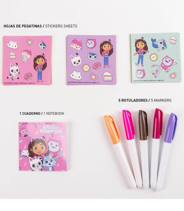 RANICĂ PENTRU COLORAT FĂ-ȚI SINGUR GABBY'S DOLLHOUSE 38 CM Cerda