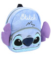 PLUSH BACKPACK WITH FRONT POCKET FOR KINDERGARTEN 22 CM STITCH