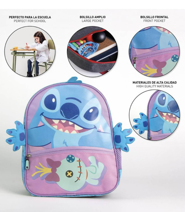 RANDBUCĂ PENTRU COPII 30 CM STITCH ROZ Cerda