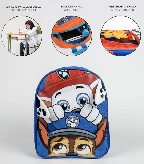 RANDBUCĂ PENTRU COPII 31 CM PAW PATROL CU URECHI Cerda