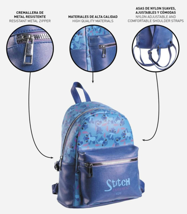 Rucsac din piele STITCH Cerda