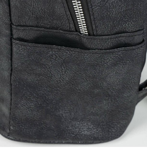Rucsac din piele negru MINNIE Cerda