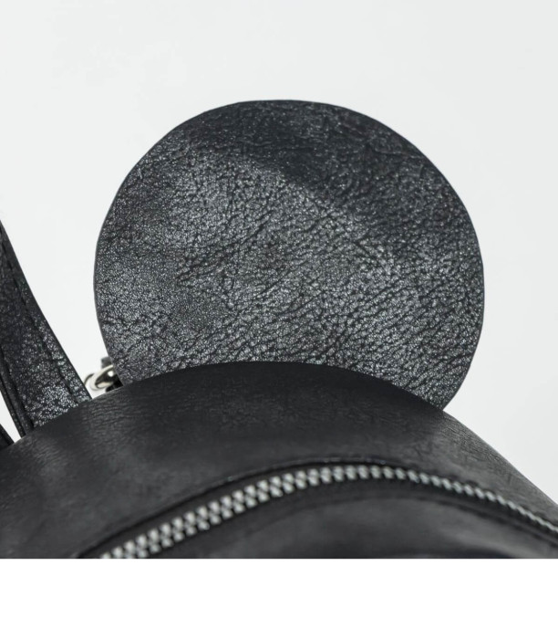Rucsac din piele negru MINNIE Cerda