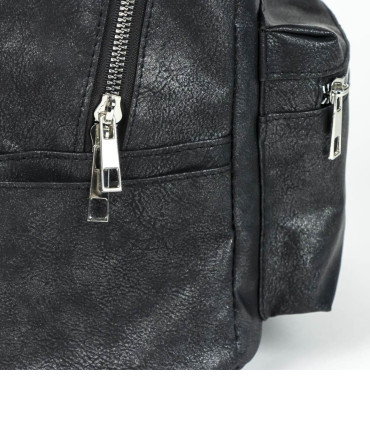 Rucsac din piele negru MINNIE Cerda