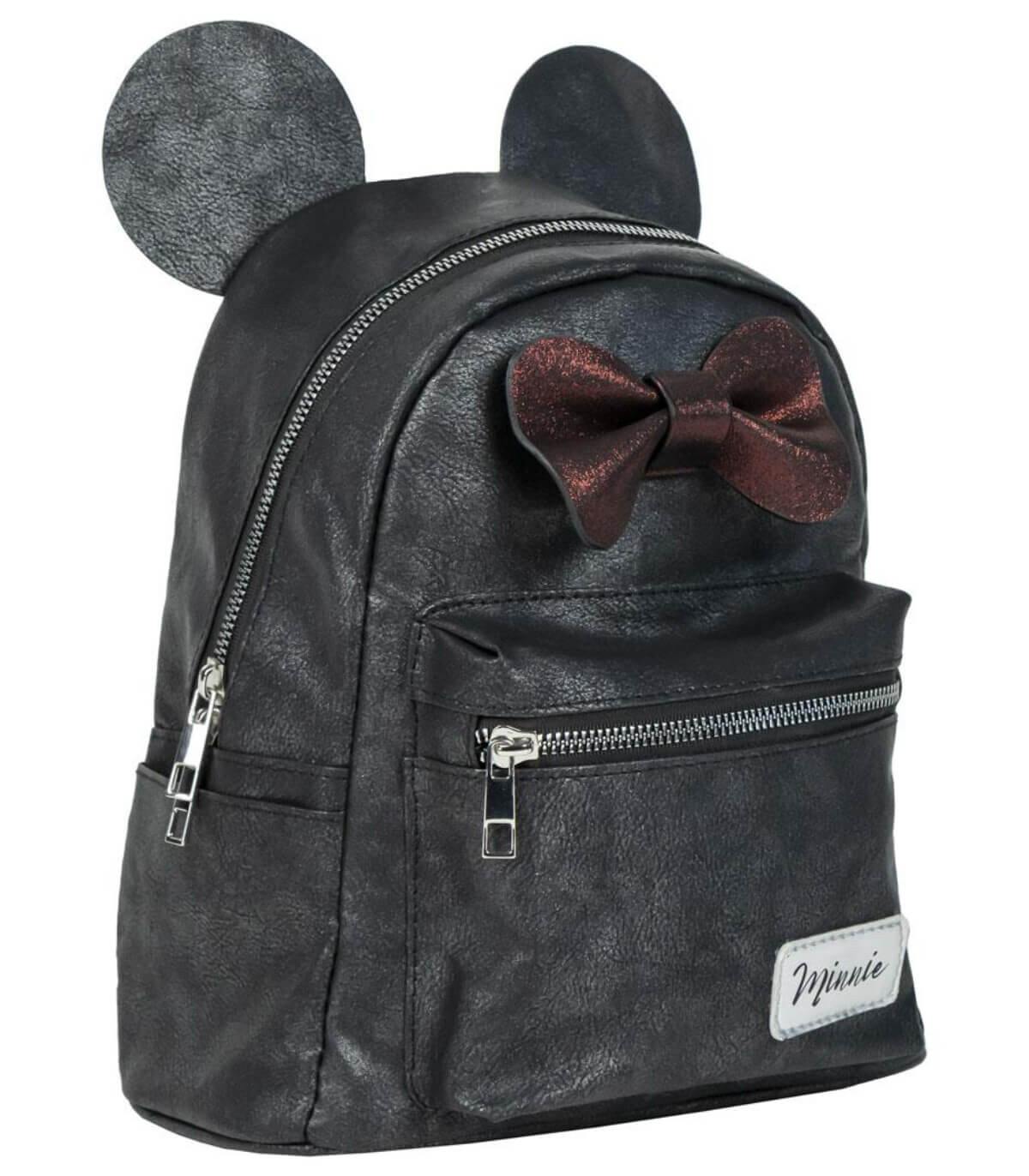 Rucsac din piele negru MINNIE Cerda