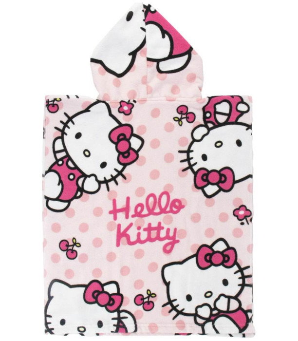 PROSOAPE PENTRU COPII PONCHO HELLO KITTY 50*111 Cerda