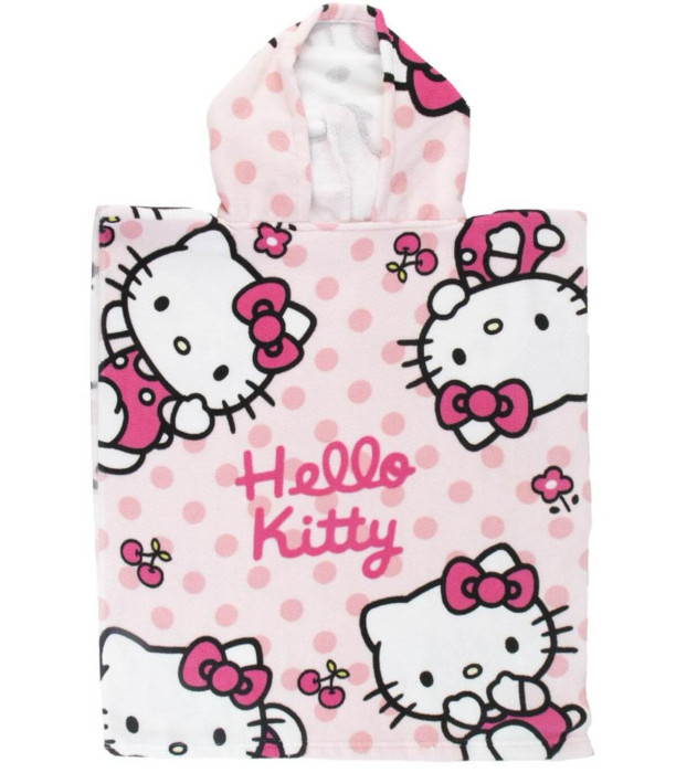 PROSOAPE PENTRU COPII PONCHO HELLO KITTY 50*111 Cerda