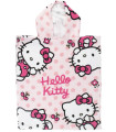 PONCHO DE BAIE PENTRU COPII HELLO KITTY 50X111