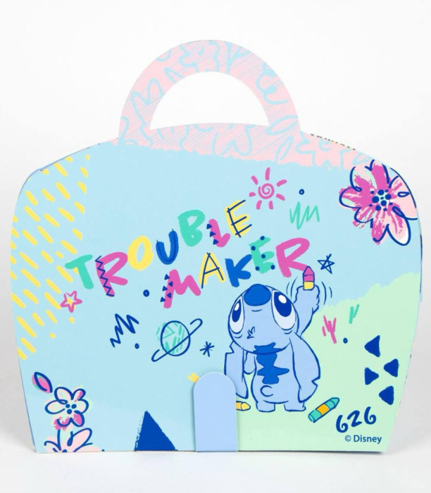 SET PENTRU COLORAT CU CREIOANE ÎN GEANTĂ DIN CARTON STITCH Cerda