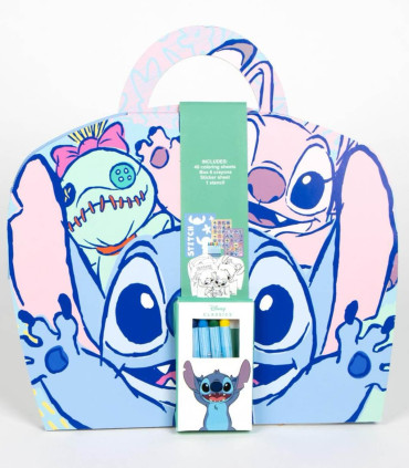 SET PENTRU COLORAT CU CREIOANE ÎN GEANTĂ DIN CARTON STITCH Cerda