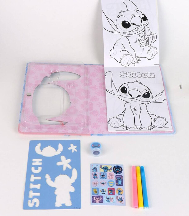 CARTE DE COLORAT CU FORMULE ȘI ACCESORII STITCH Cerda