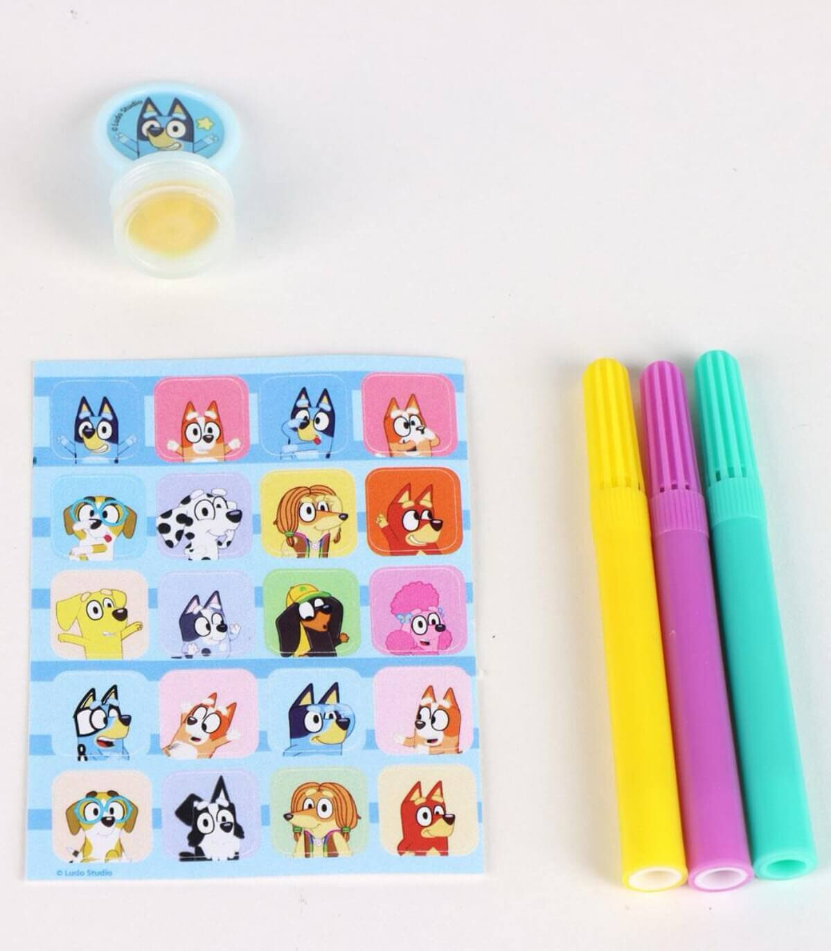 CARTE DE COLORAT CU FORMULE ȘI ACCESORII BLUEY Cerda