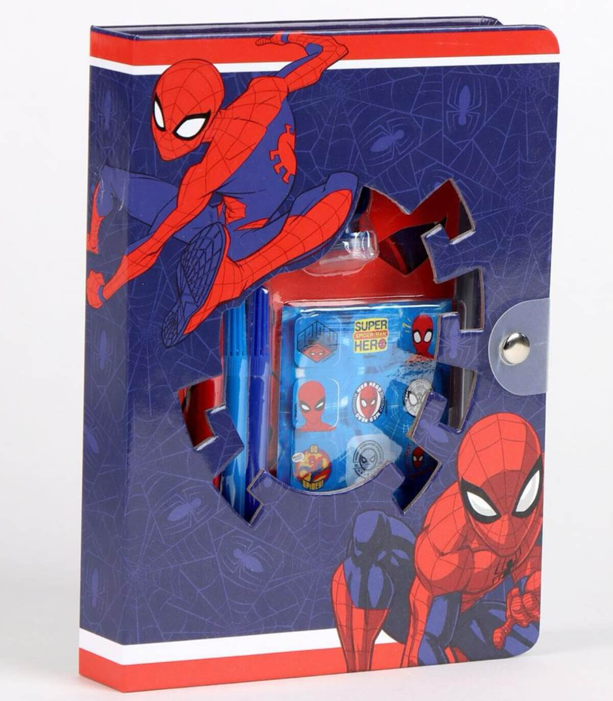 SPIDER-MAN COLORING NOTEBOOK WITH STENCILS AND ACCESSORIES Cerda