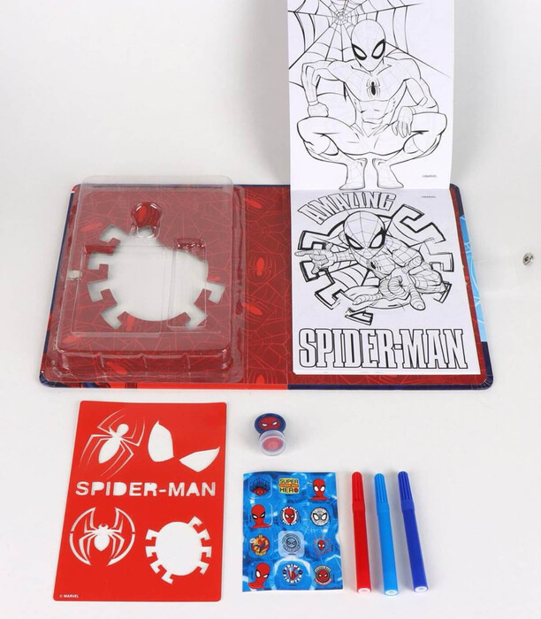 CARTE DE COLORAT CU FORMULE ȘI ACCESORII SPIDER-MAN Cerda