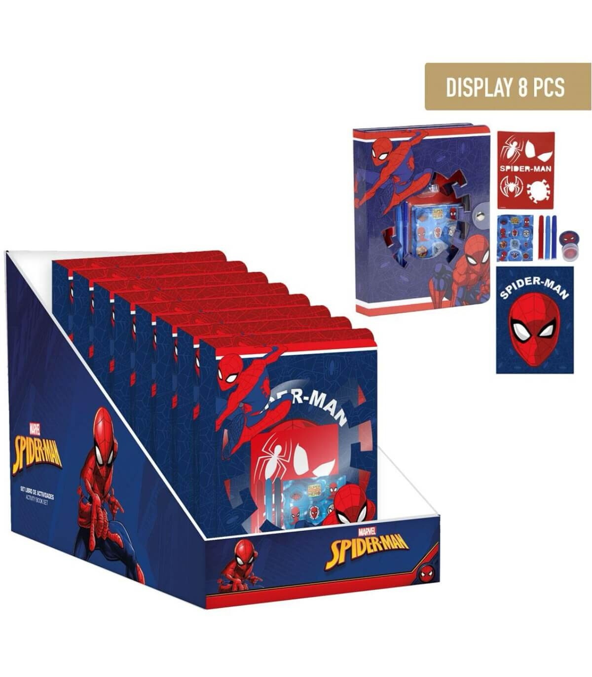 CARTE DE COLORAT CU FORMULE ȘI ACCESORII SPIDER-MAN Cerda
