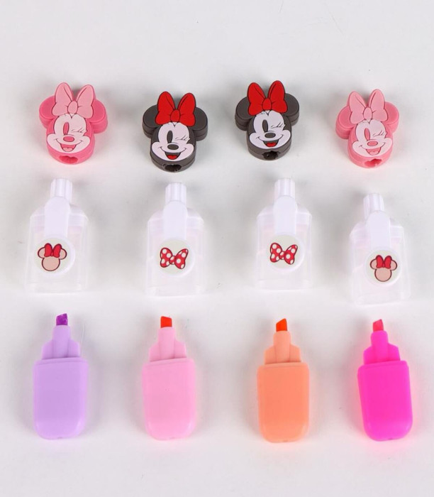 MARKERE FLUORESCENTE ÎN ETUI DIN SILICON MINNIE Cerda