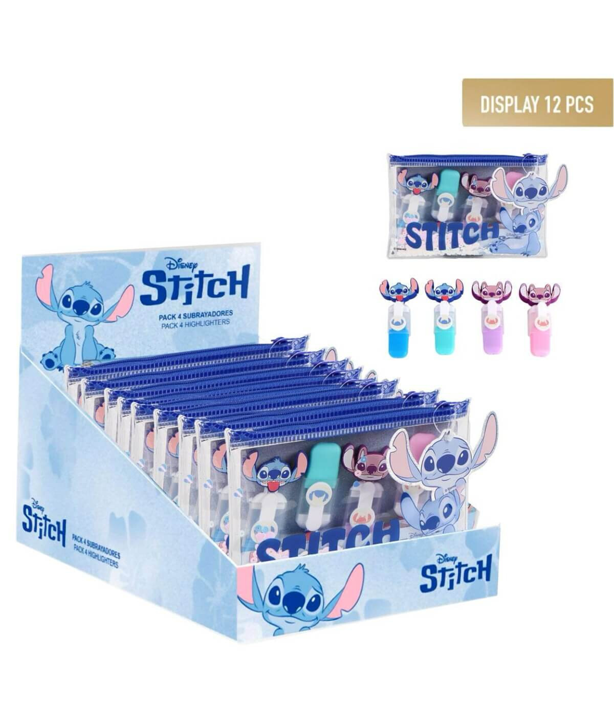 MARKERE FLUORESCENTE ÎN ETUI DIN SILICON STITCH Cerda