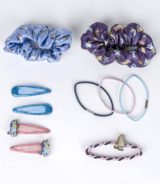 NESEȘER PENTRU COPII CU ACCESORII PENTRU PĂR BLUEY Cerda