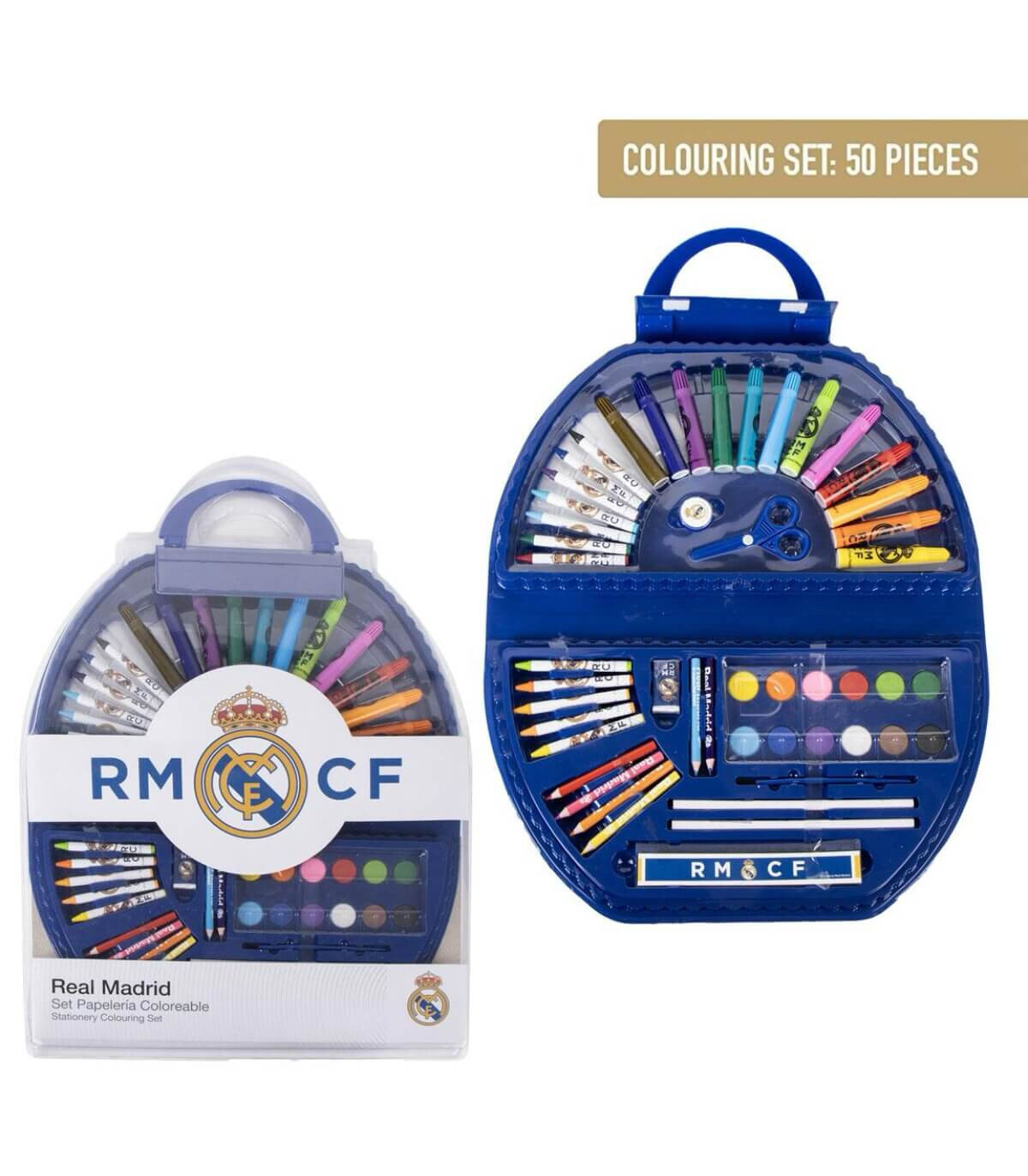 SET DE PICTURĂ PENTRU ELEVII 50 DE PIESE ÎN BLISTER REAL MADRID Cerda