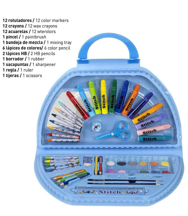 SET MARE DE PICTAT 50 DE PIESE ÎN BLISTER STITCH Cerda